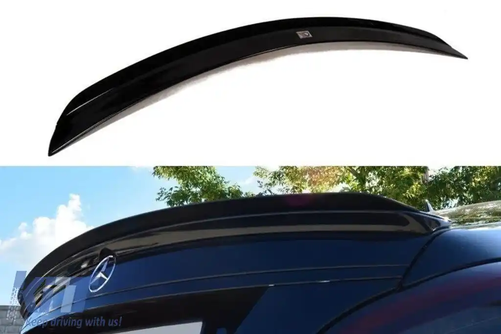 Spoiler Maxton Design Tip A Design potrivit pentru Mercedes CLS C218 2011-2014, negru mat