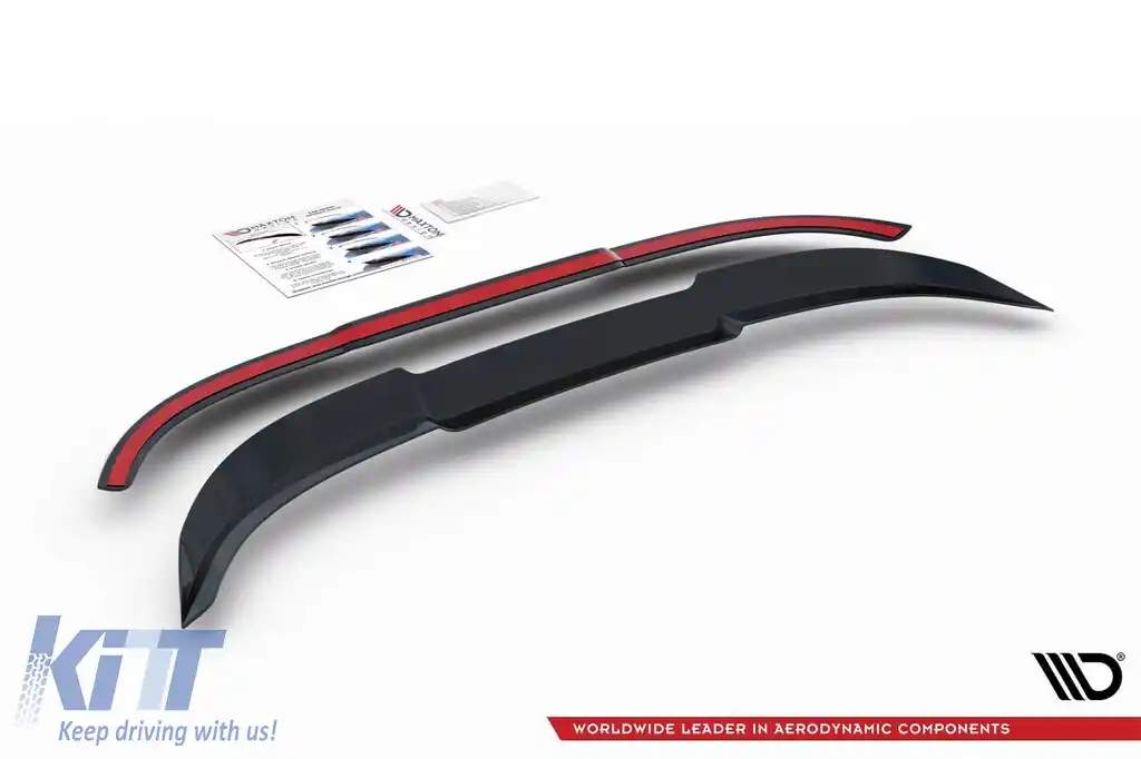 Spoiler Maxton Design tip M Technik potrivit pentru portbagajul BMW X2 F39 după 2016, lac negru