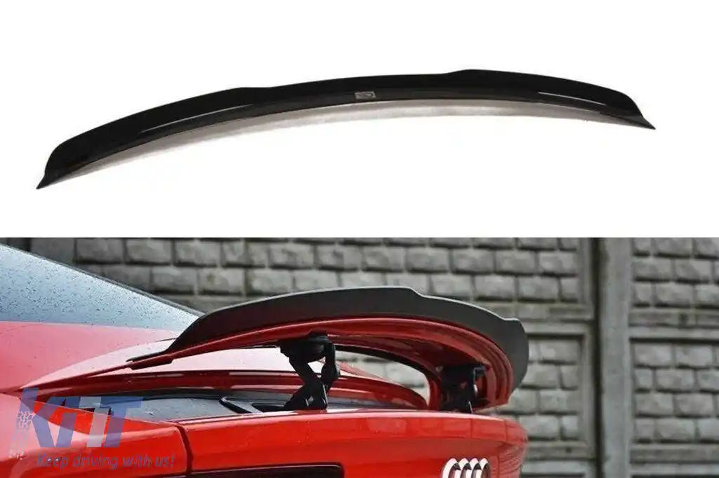 Spoiler Maxton Design tip S7, S-Line potrivit pentru Audi A7 C7 2010-2017, lac negru