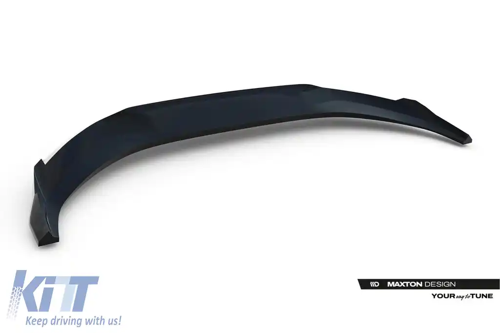 Spoiler Maxton Design versiunea 1 potrivit pentru bara frontală S-line a Audi A6 S-line C9 Avant după 2025, lac negru-image-6235594