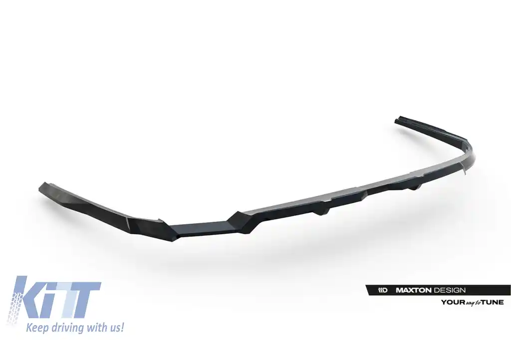 Spoiler Maxton Design versiunea 1 potrivit pentru bara de protecție S-line din spate a Audi A6 S-line C9 Avant după 2025, lac negru-image-6235623