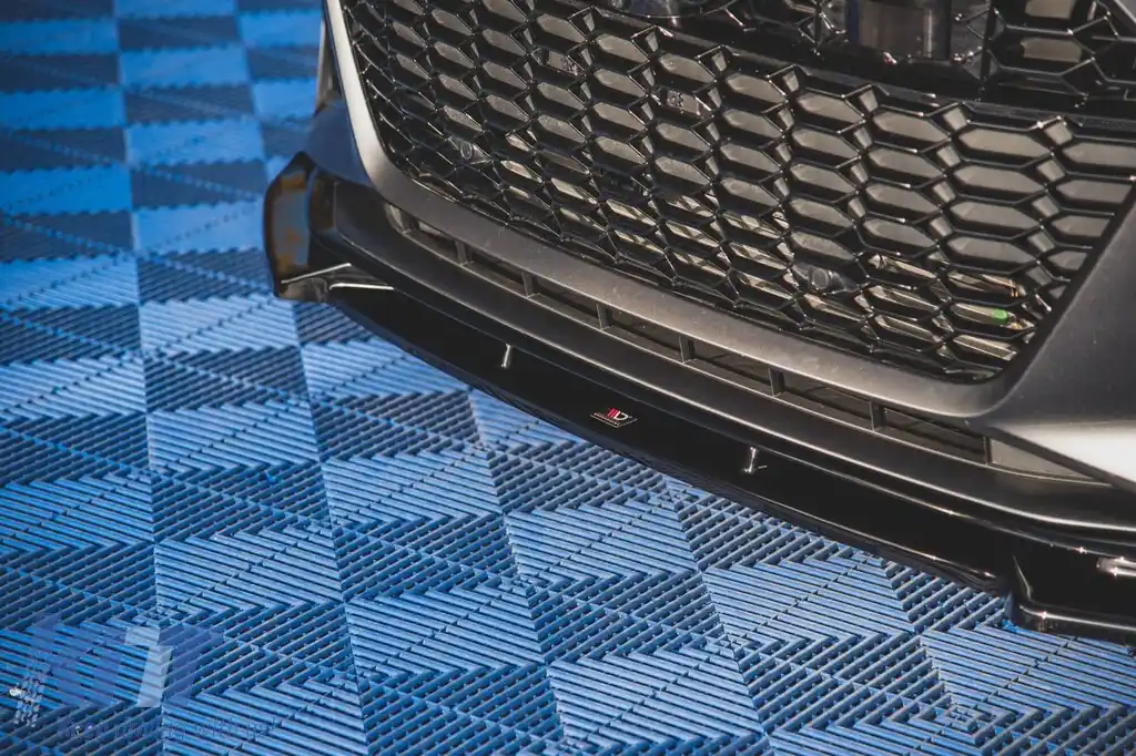 Spoiler Maxton Design versiunea 1 potrivit pentru bara frontală RS6, RS7 a Audi RS6, RS7 C8 2019-2023, lac negru-image-6235797