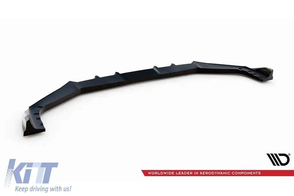 Spoiler Maxton Design versiunea 1 potrivit pentru bara frontală a BMW X5 M F95 după 2023, lac negru-image-6236375