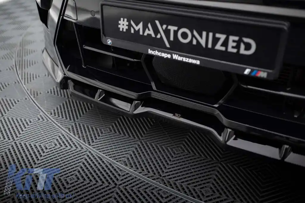 Spoiler Maxton Design versiunea 1 potrivit pentru bara frontală a BMW X5 M F95 după 2023, lac negru-image-6236378