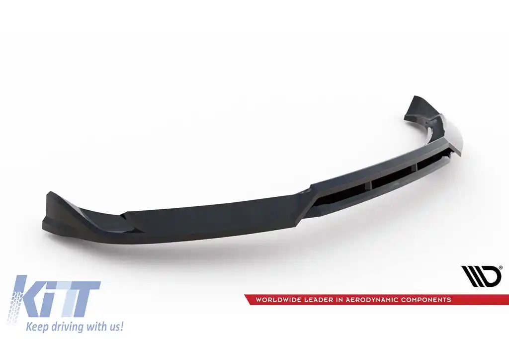 Spoiler Maxton Design versiunea 1 potrivit pentru bara frontală a BMW XM G09 după 2022, lac negru-image-6236447