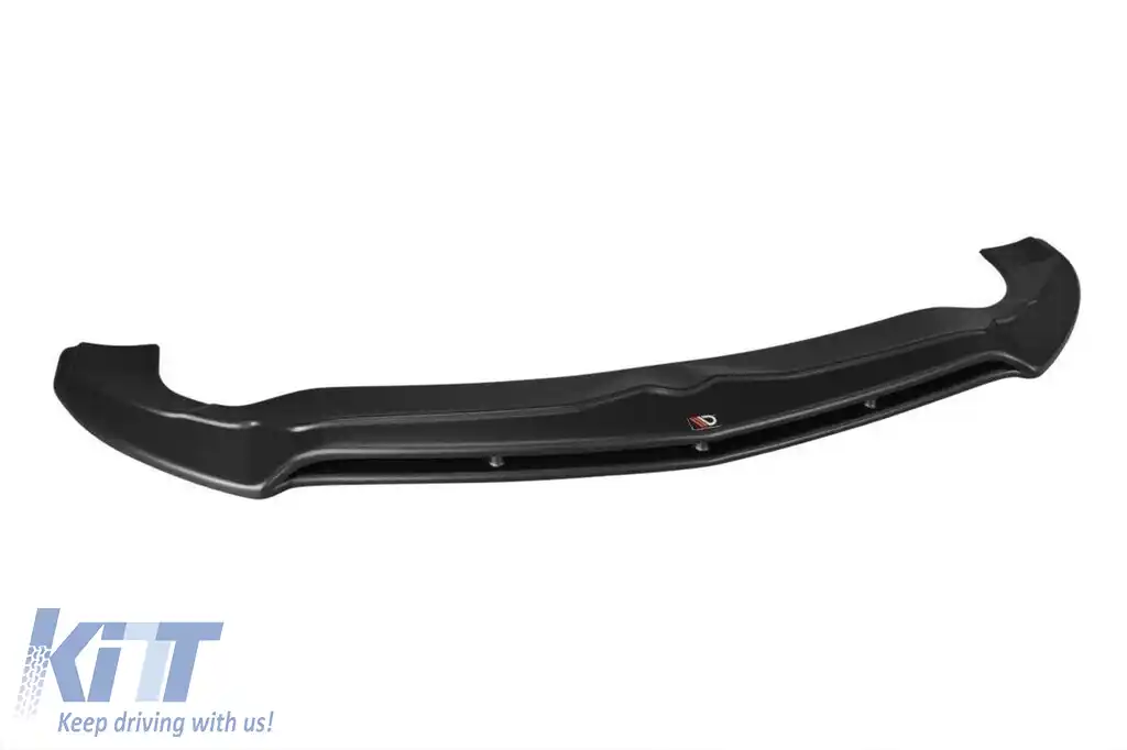 Spoiler Maxton Design versiunea 2 potrivit pentru bara frontală a Alfa Romeo Stelvio 2016-2020, lac negru-image-6132179