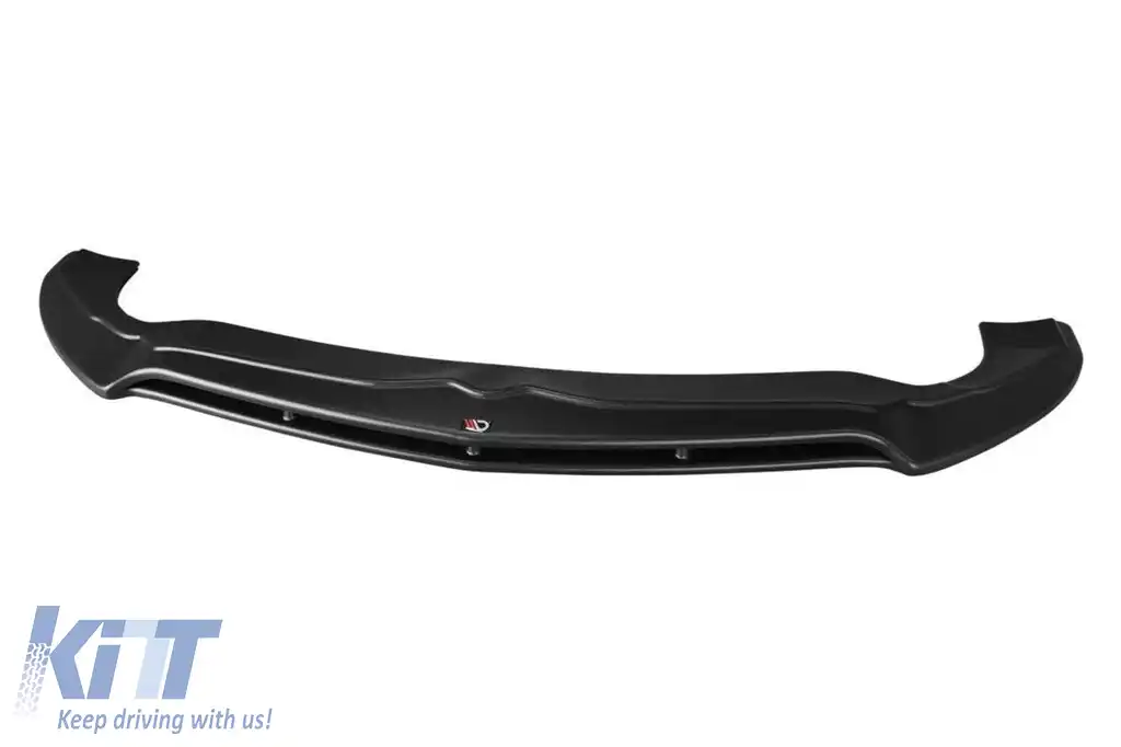 Spoiler Maxton Design versiunea 2 potrivit pentru bara frontală a Alfa Romeo Stelvio 2016-2020, lac negru-image-6132180