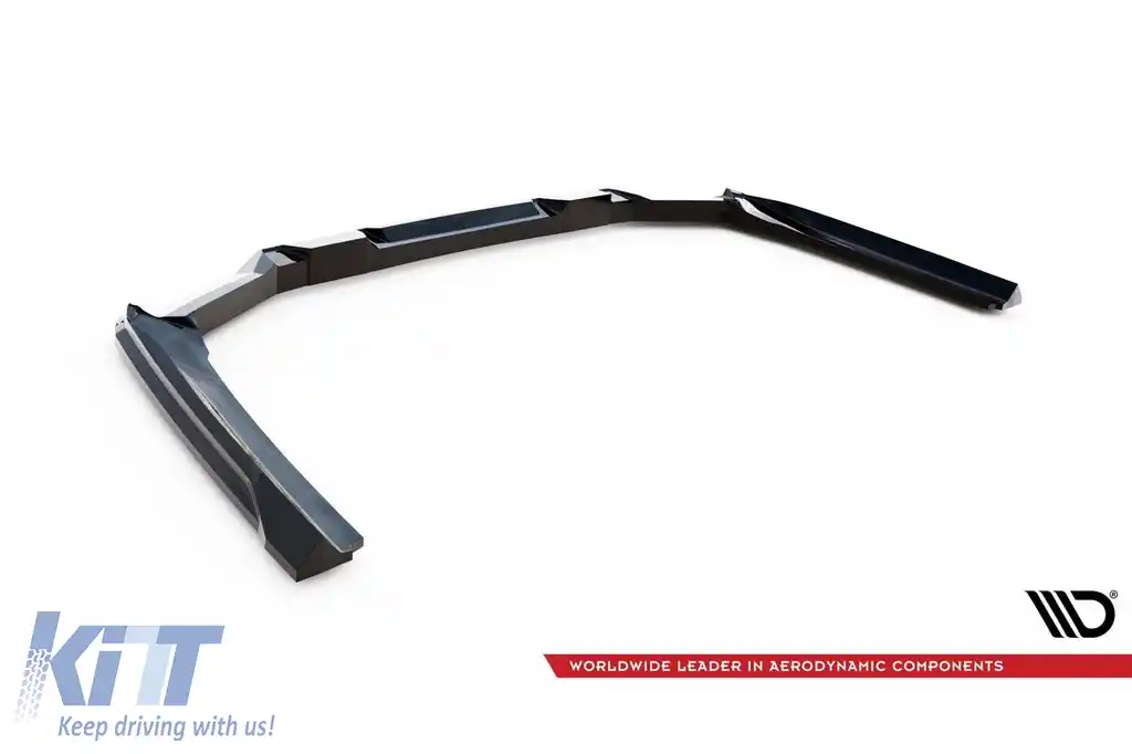 Spoiler Maxton Design versiunea 2 potrivit pentru bara de protecție M spate la BMW Seria 5 G60 după 2023, lac negru-image-6143851