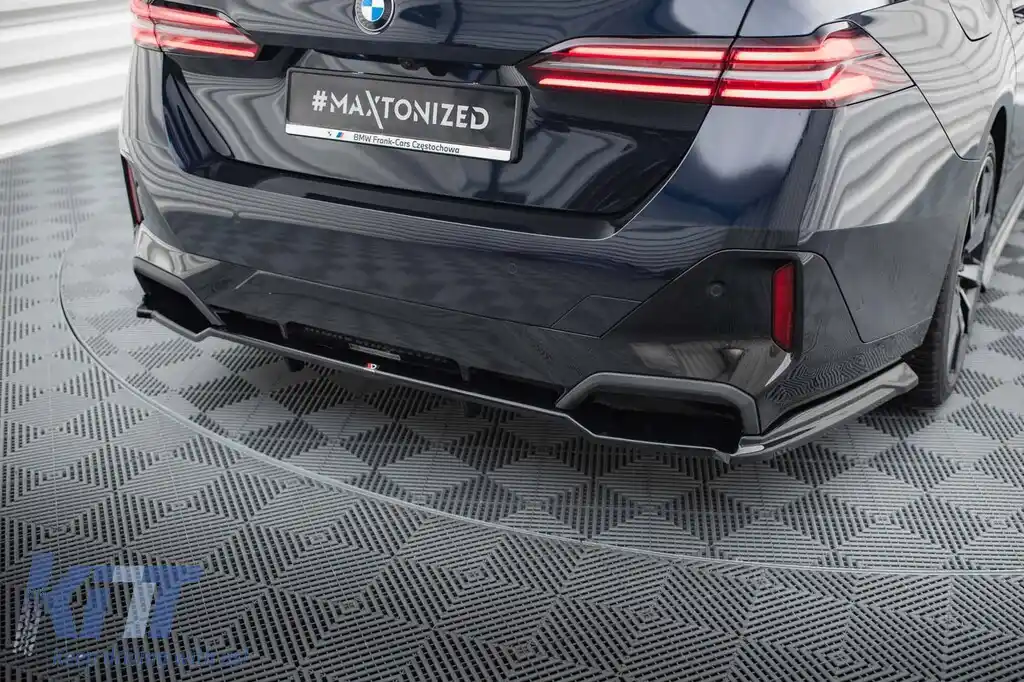 Spoiler Maxton Design versiunea 2 potrivit pentru bara de protecție M spate la BMW Seria 5 G60 după 2023, lac negru-image-6143853
