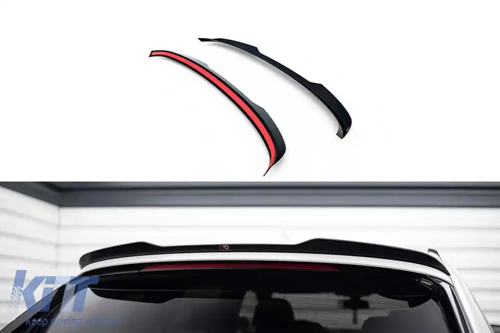 Spoiler Maxton Design versiunea 2 potrivit pentru BMW Seria 5 G31 Touring după 2017, lac negru