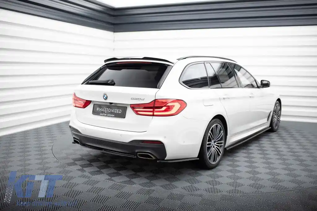 Spoiler Maxton Design versiunea 2 potrivit pentru BMW Seria 5 G31 Touring după 2017, lac negru-image-6236187
