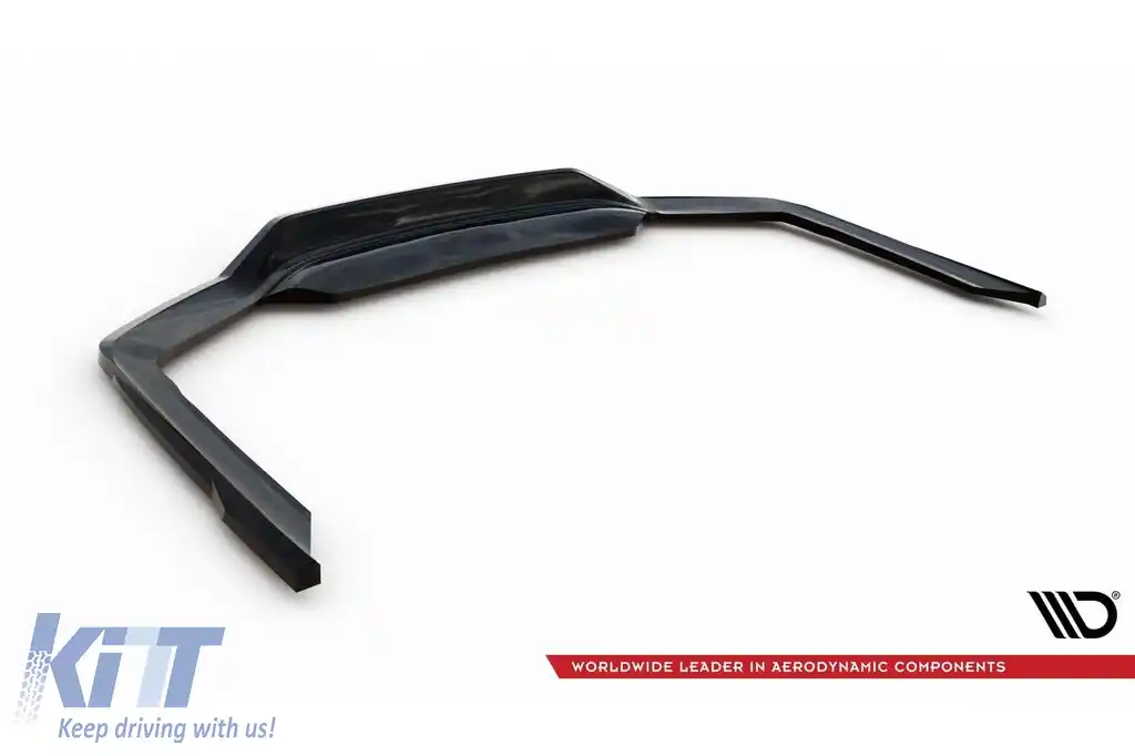 Spoiler Maxton Design versiunea 2 potrivit pentru bara spate a BMW Seria 7 G11 cu pachet M 2019-2022, lac negru-image-6236198