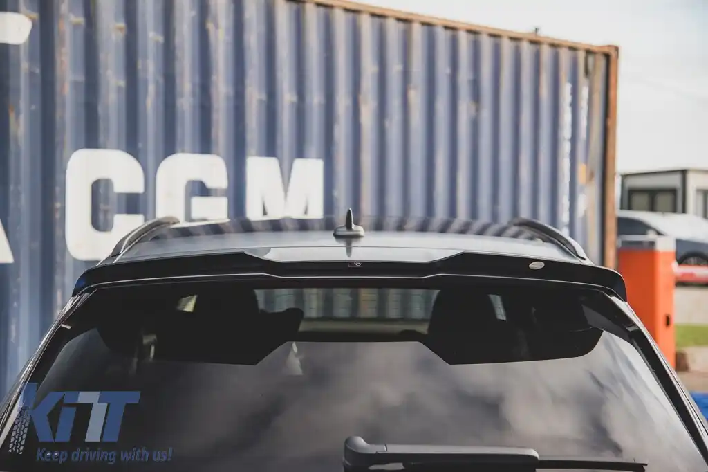 Spoiler Maxton Design versiunea 2 tip RS6 potrivit pentru Audi RS6 C8 portbagaj după 2019, lac negru-image-6235790