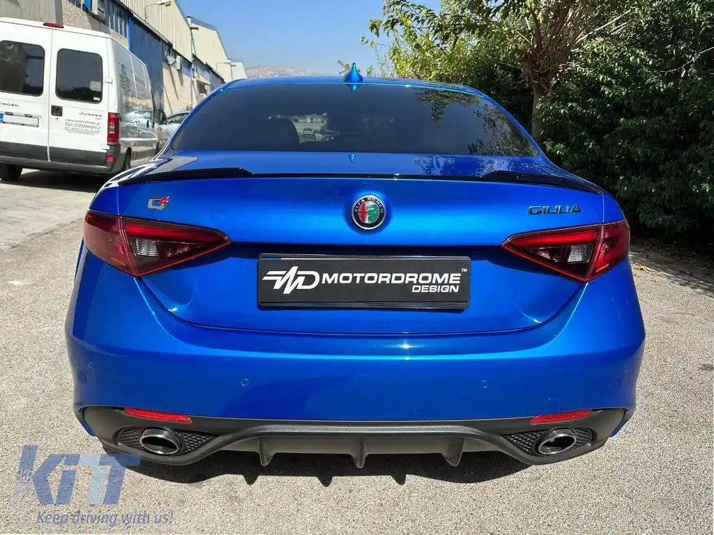 Spoiler Motordrome Design potrivit pentru portbagajul Alfa Romeo Giulia dupa 2016