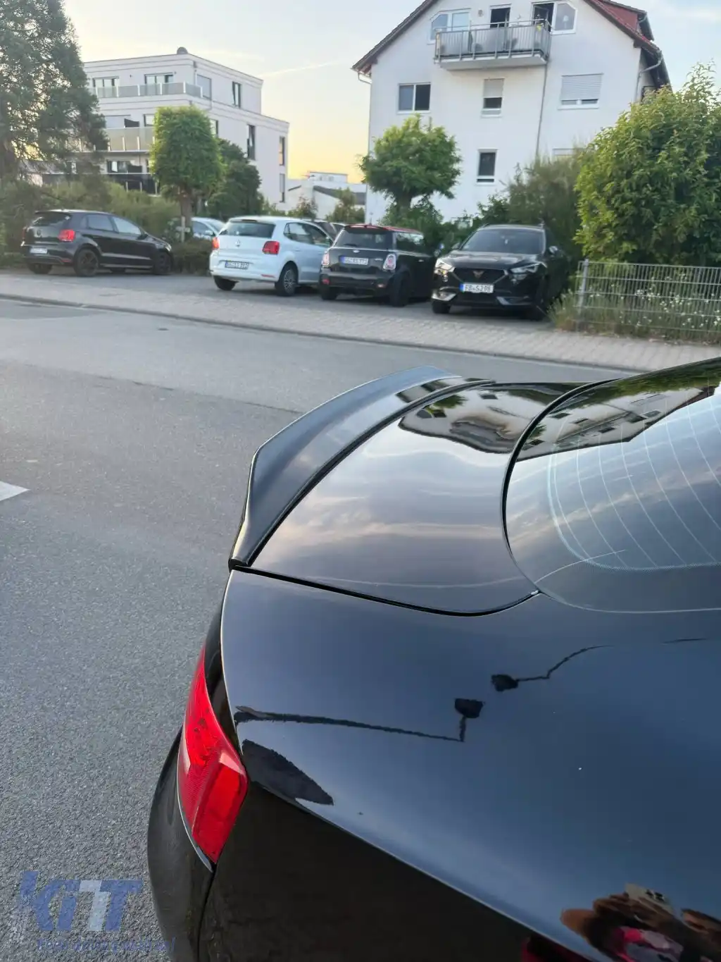 Spoiler pentru portbagaj potrivit pentru A5 B8 Piano Black ABS / 2009-2016 (Coupé)-image-6260875