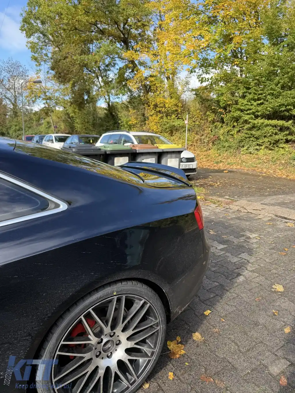 Spoiler pentru portbagaj potrivit pentru A5 B8 Piano Black ABS / 2009-2016 (Coupé)-image-6260877