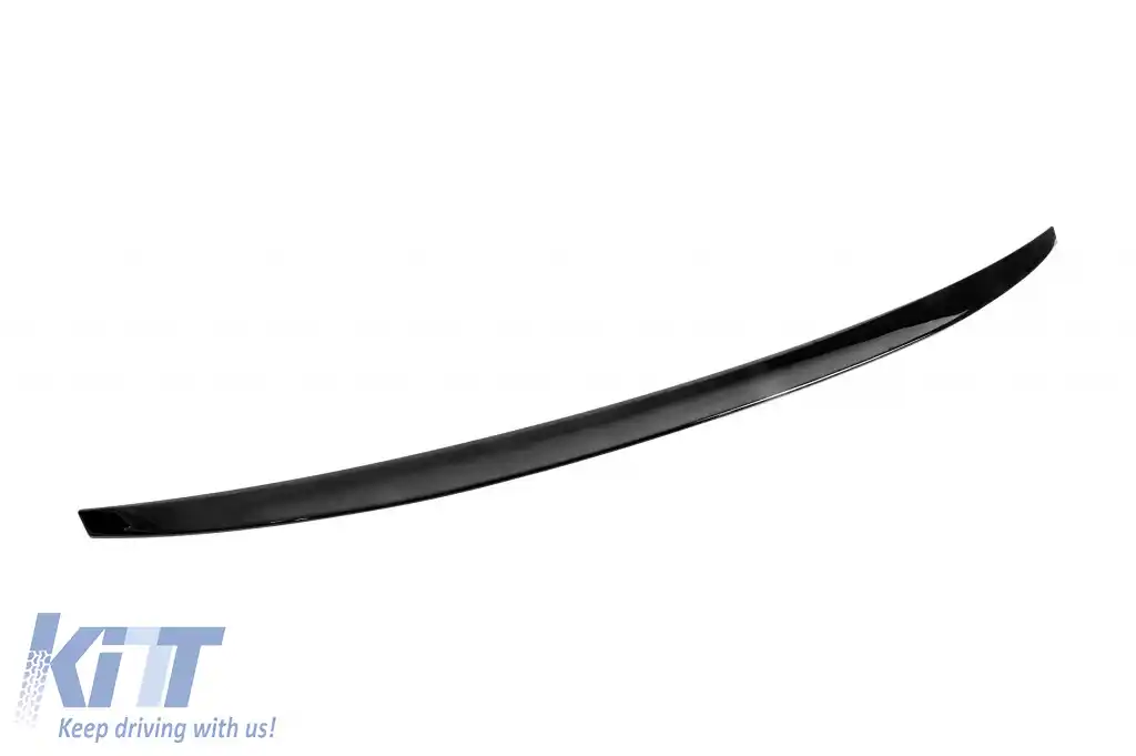 Spoiler pentru portbagaj potrivit pentru Audi A4 B6 finisaj negru lucios Calitate superioară!-image-6260887