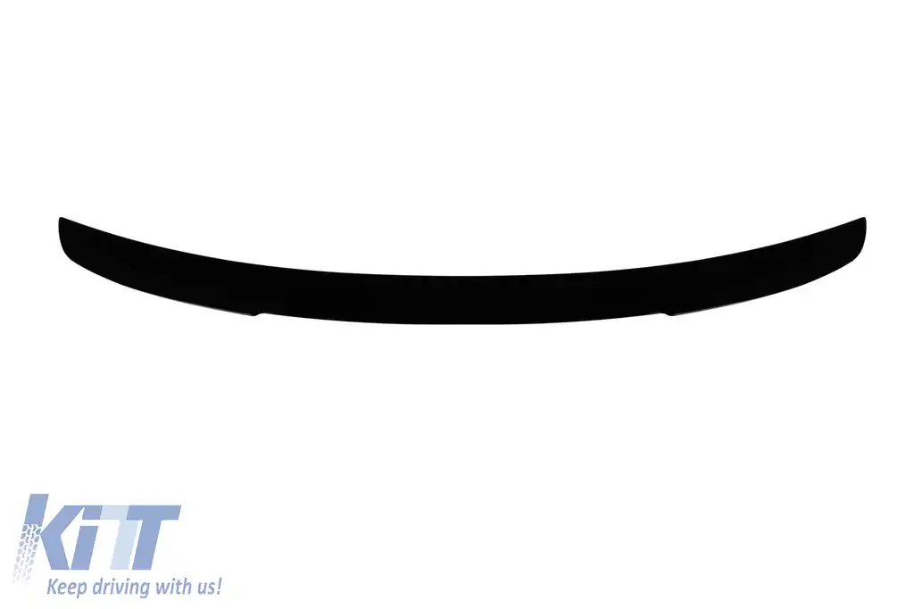 Spoiler pentru portbagaj potrivit pentru Audi A6 C8 sedan după 2018, lac negru