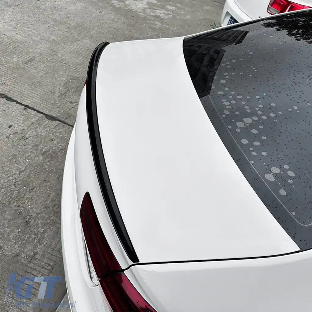 Spoiler pentru portbagaj potrivit pentru Audi A6 C7 2011-2018 sedan Lac negru piano-image-6261040