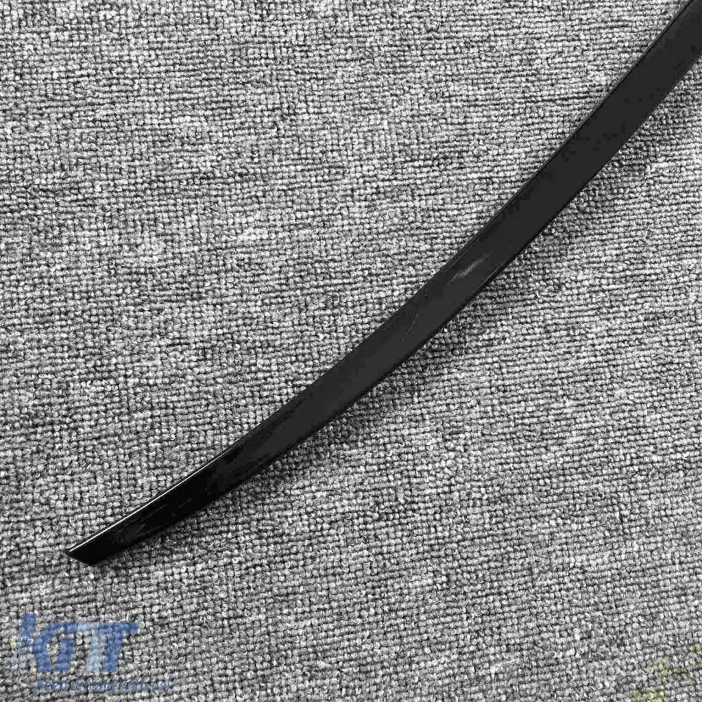 Spoiler pentru portbagaj potrivit pentru Audi A6 C8 2018- Lac negru piano Stil subțire-image-6261043