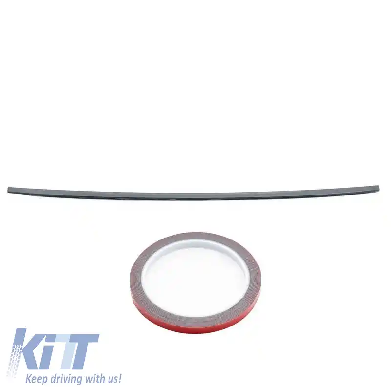 Spoiler pentru portbagaj potrivit pentru Audi A6 C7 11-18 Negru Lucios din Plastic ABS-image-6317104