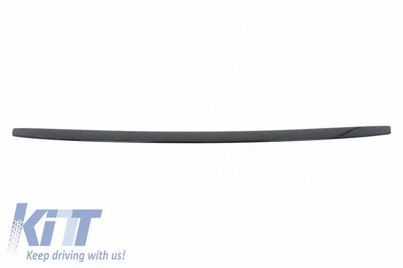 Spoiler pentru portbagaj potrivit pentru Audi A6 C7 11-18 Negru Lucios din Plastic ABS-image-6317913