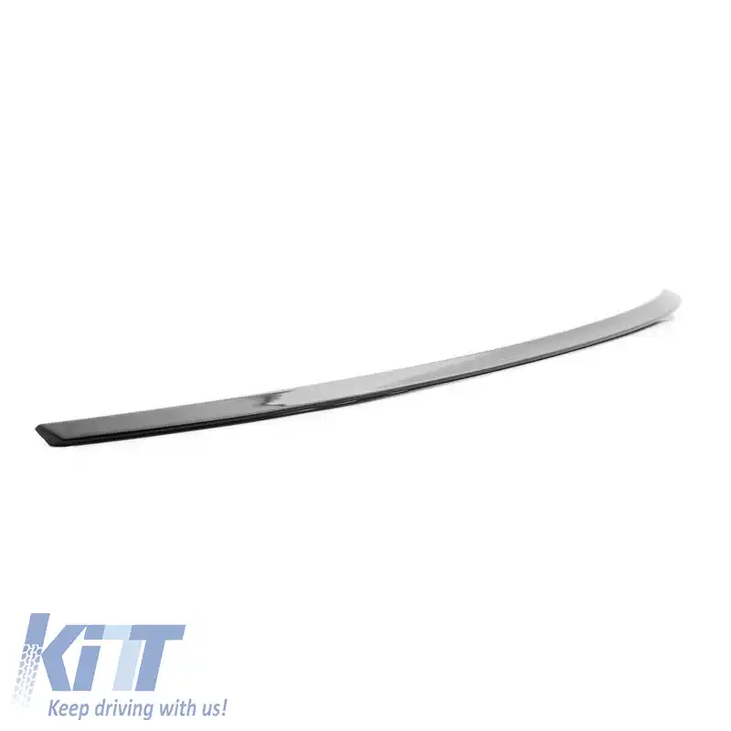 Spoiler pentru portbagaj potrivit pentru Audi A6 C7 11-18 Negru Lucios din Plastic ABS-image-6317915