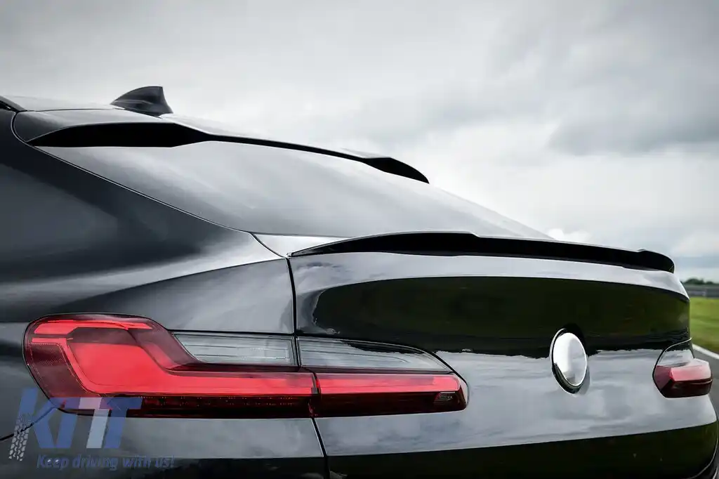 Spoiler pentru portbagaj potrivit pentru BMW X4 G02 după 2018, necolorat-image-6227980