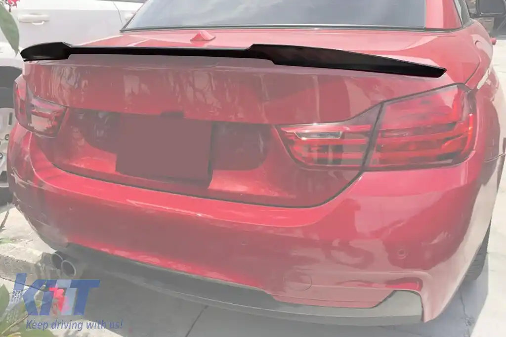 Spoiler pentru portbagaj potrivit pentru BMW Seria 4 F33 Cabriolet după 2014, necolorat-image-6227809