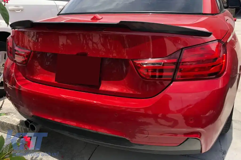 Spoiler pentru portbagaj potrivit pentru BMW Seria 4 F33 Cabriolet după 2014, necolorat-image-6227810