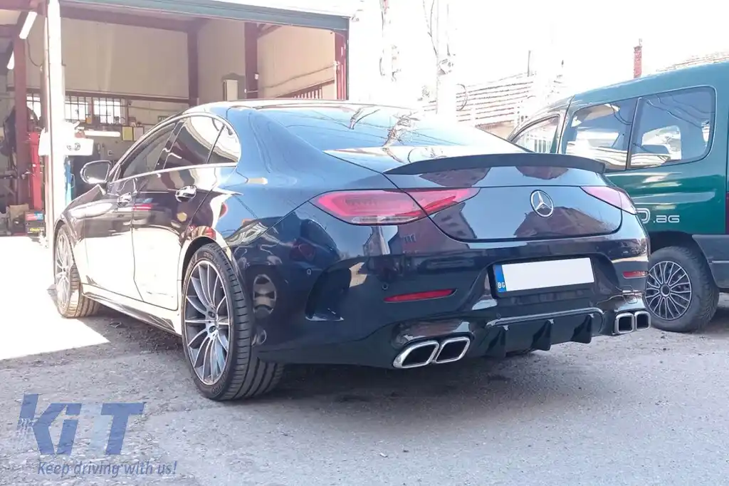 Spoiler pentru portbagaj potrivit pentru Mercedes CLS C257 după 2018, nefinisat-image-6227966