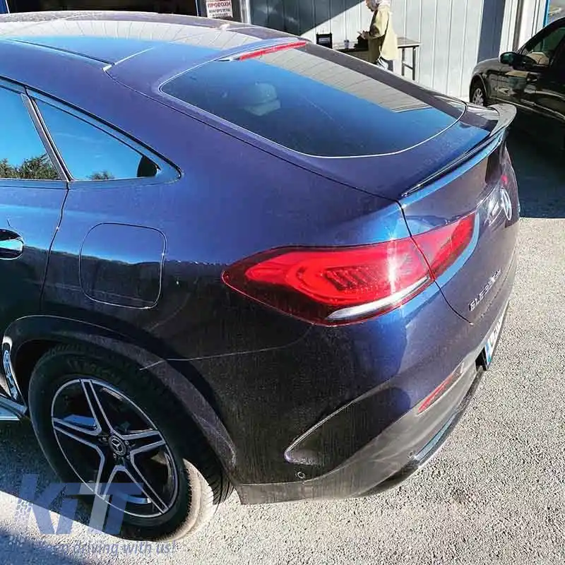 Spoiler pentru portbagaj potrivit pentru Mercedes-Benz GLE Coupe C167 19+ Negru Lucios din Plastic ABS-image-6329229