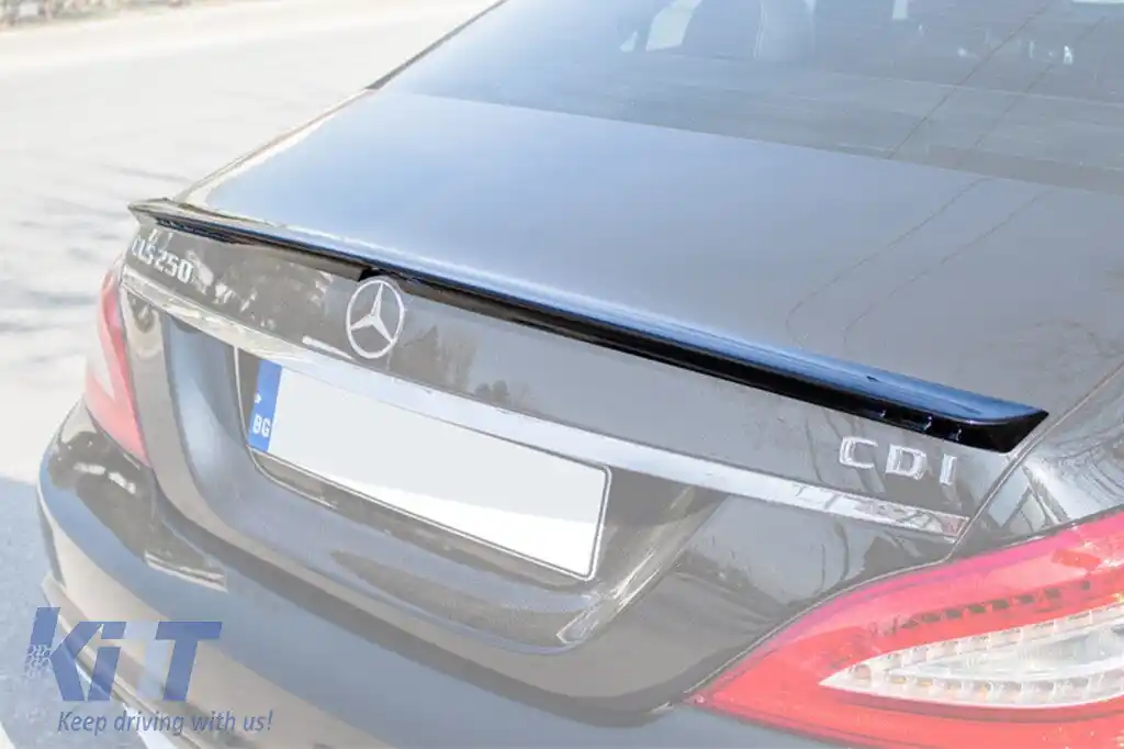 Spoiler pentru portbagaj tip A Design potrivit pentru Mercedes CLS C218 2011-2018, necolorat