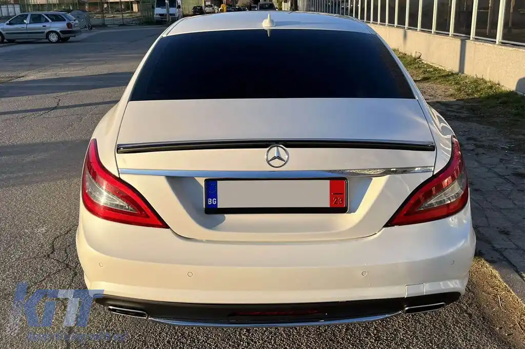 Spoiler pentru portbagaj tip A Design potrivit pentru Mercedes CLS C218 2011-2018, necolorat-image-6227541