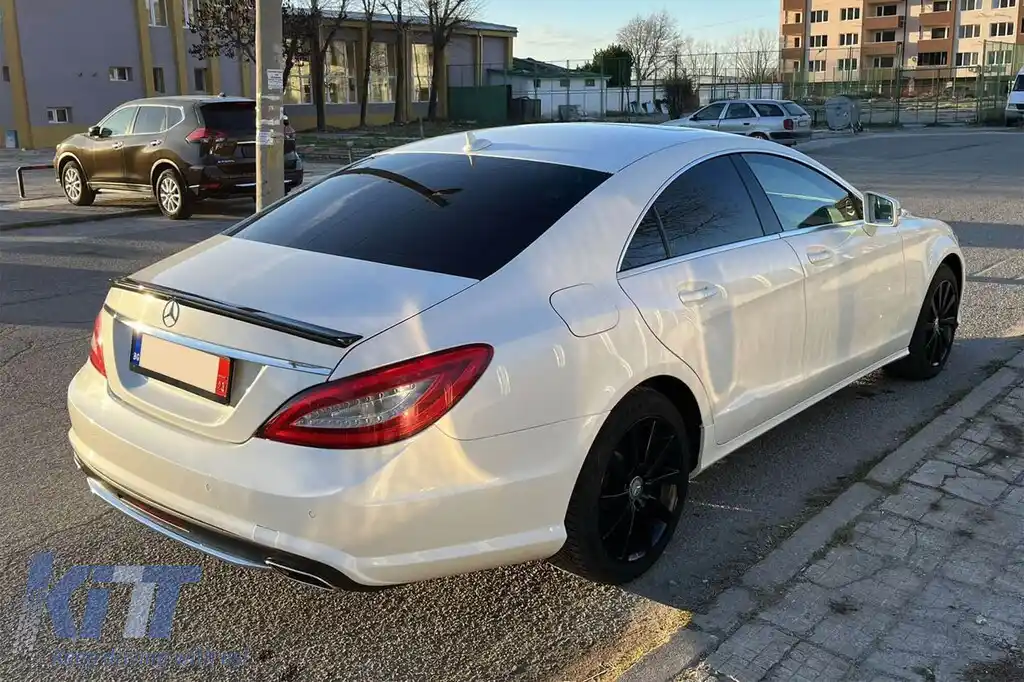 Spoiler pentru portbagaj tip A Design potrivit pentru Mercedes CLS C218 2011-2018, necolorat-image-6227542