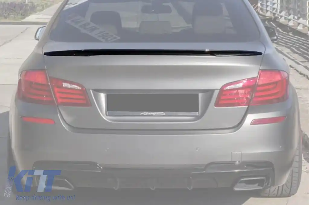 Spoiler pentru portbagaj tip M Performance Design Design potrivit pentru BMW Seria 5 F10 2010-2017, necolorat