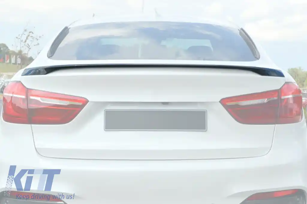 Spoiler pentru portbagaj tip M Performance Design Design potrivit pentru BMW seria X6 F16 2015-2019, necolorat