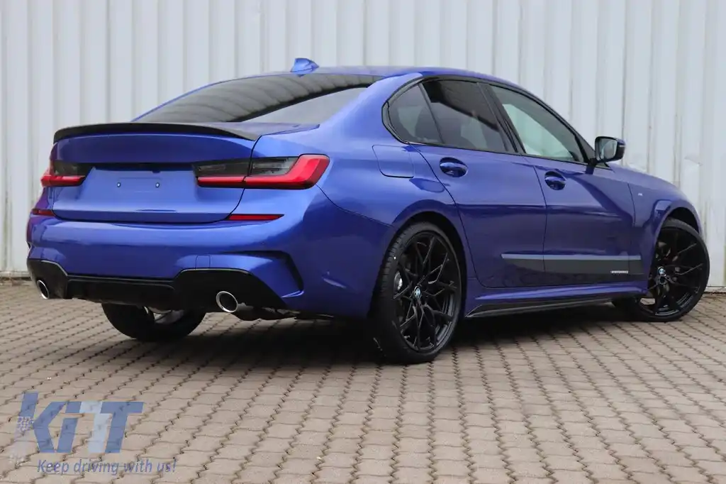 Spoiler pentru portbagaj tip M Performance Design Design potrivit pentru BMW Seria 3 G20 după 2019, necolorat-image-6227939