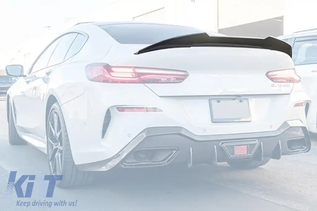 Spoiler pentru portbagaj tip M Performance Design Design potrivit pentru BMW Seria 8 G16 Gran Coupe, F93 Gran Coupe după 2019, neîntreținut-image-6228161