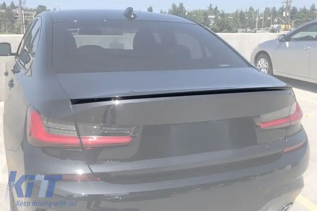 Spoiler pentru portbagaj tip M Technik potrivit pentru BMW Seria 3 G20 după 2019, necolorat
