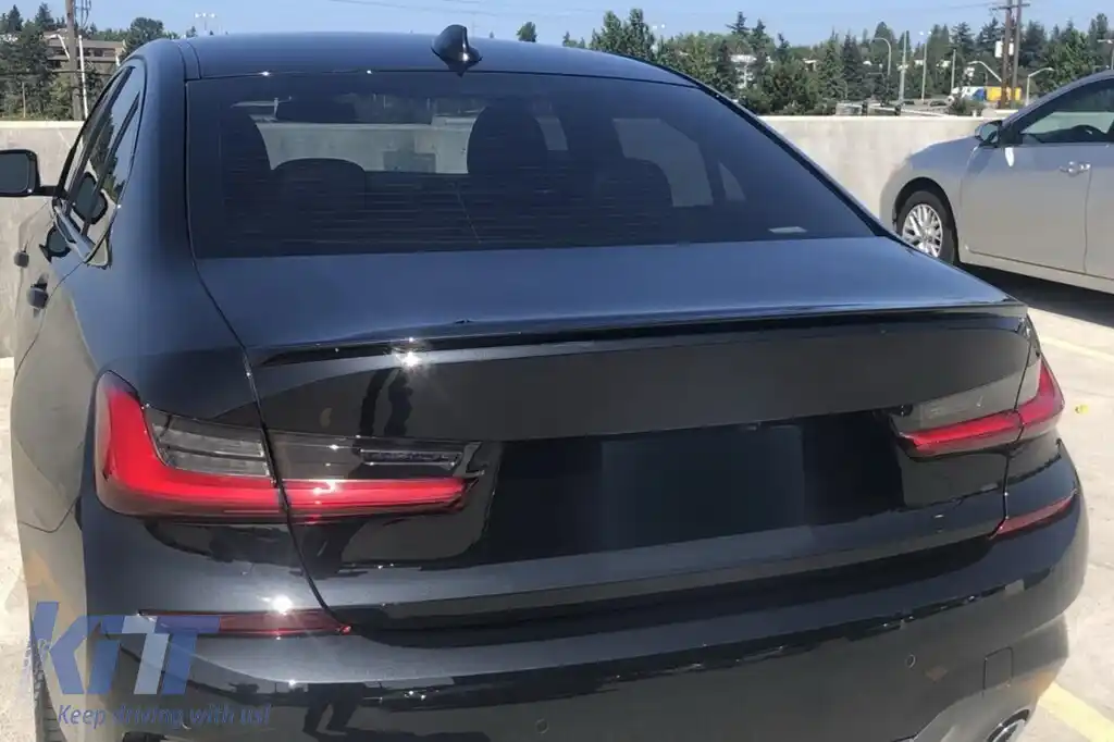 Spoiler pentru portbagaj tip M Technik potrivit pentru BMW Seria 3 G20 după 2019, necolorat-image-6227947