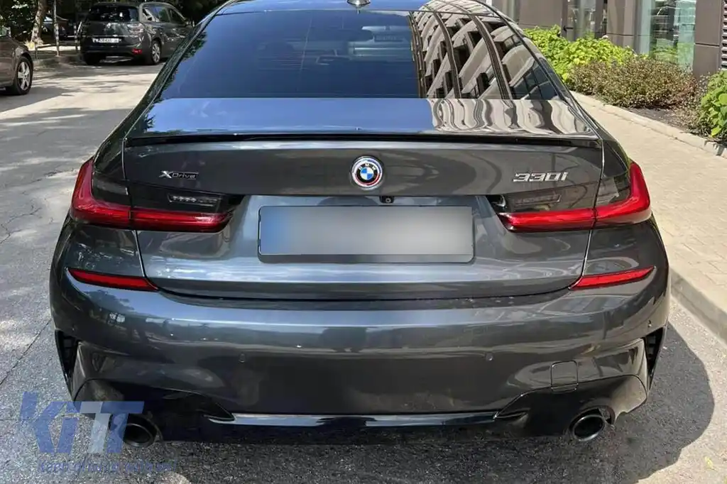 Spoiler pentru portbagaj tip M Technik potrivit pentru BMW Seria 3 G20 după 2019, necolorat-image-6227948