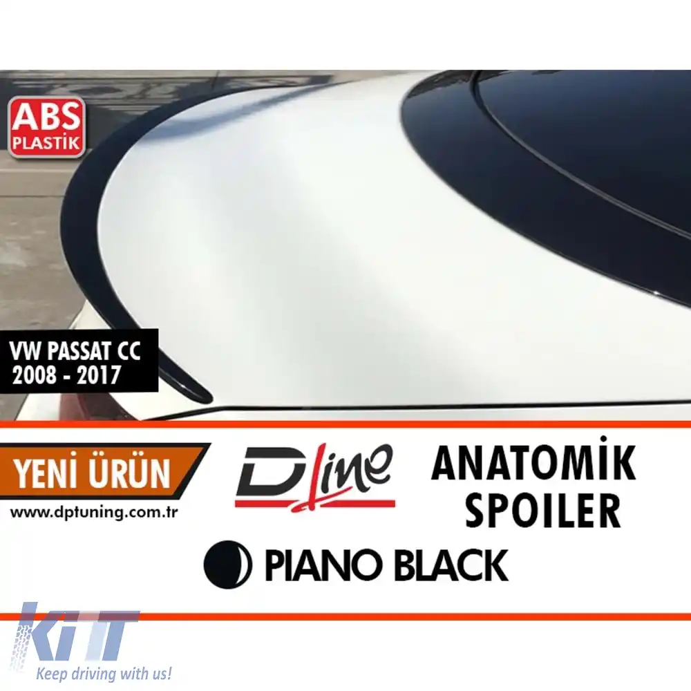 image-42-Spoiler portbagaj Passat CC Spoiler Negru Pian ABS / 2012-2017