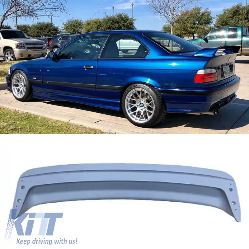 Spoiler portbagaj potrivit pentru BMW 3 E36 90-99 Coupe M3 GT-Look din plastic ABS-image-6325337