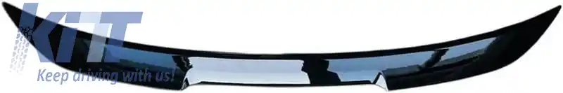 Spoiler portbagaj potrivit pentru BMW 5 E60 03-11 M4 Look Lipspoiler Negru Lucios din Plastic ABS-image-6325889