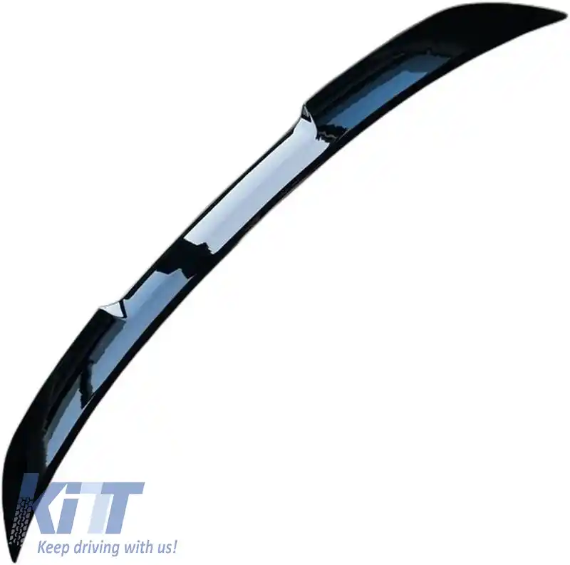 Spoiler portbagaj potrivit pentru BMW 5 E60 03-11 M4 Look Lipspoiler Negru Lucios din Plastic ABS-image-6325890