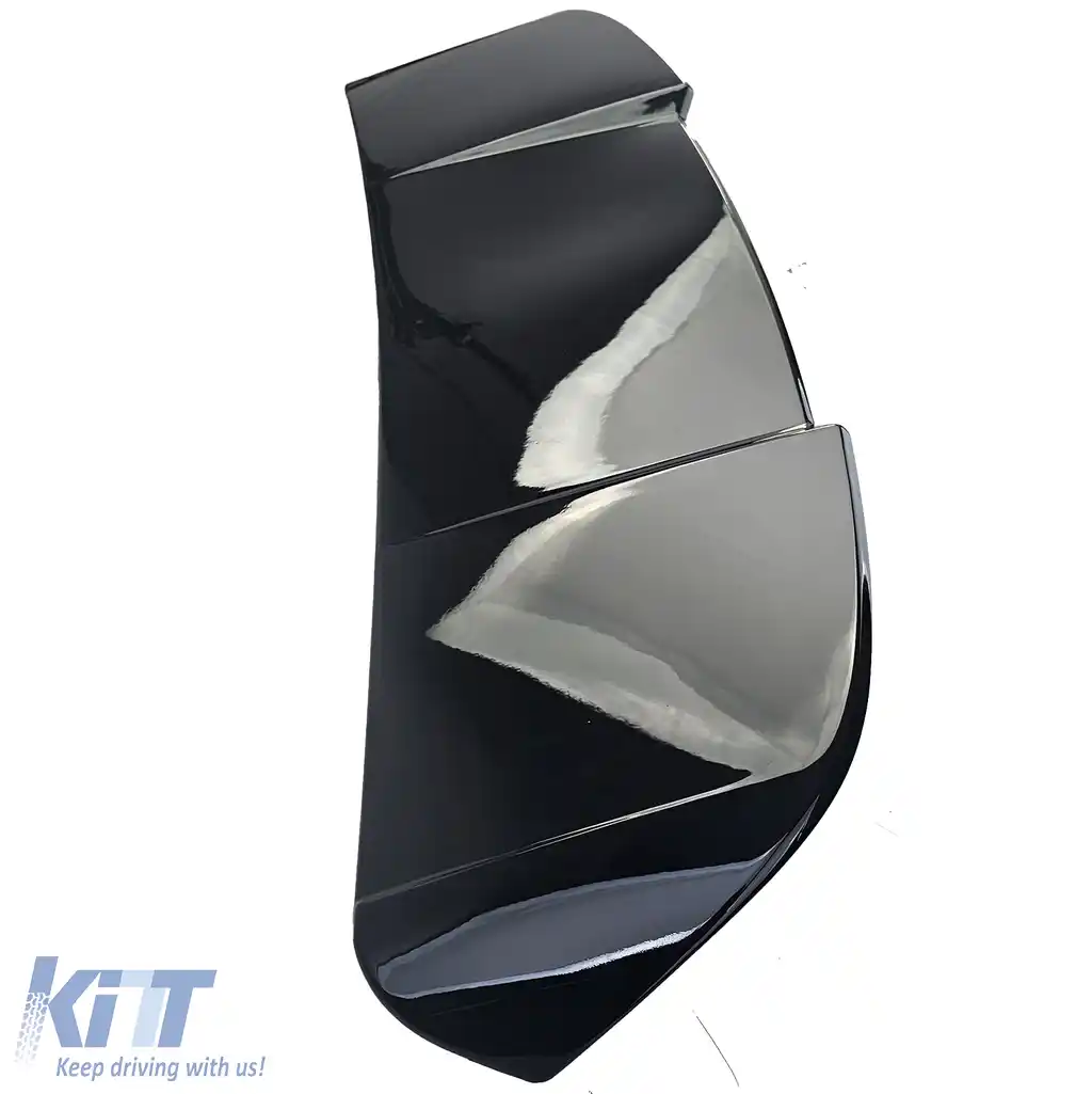 Spoiler posterior de performanță negru lucios, potrivit pentru Audi A4 B9 8W 15-22 Avant-image-6205507