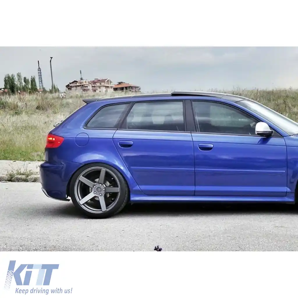 SPOILER potrivit pentru AUDI A3 8P 2003-2008 cu 4 uși stil RS3-image-6326090