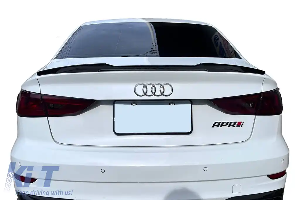 Spoiler potrivit pentru Audi A3 8V sedan 2013-2019, negru-image-6228077