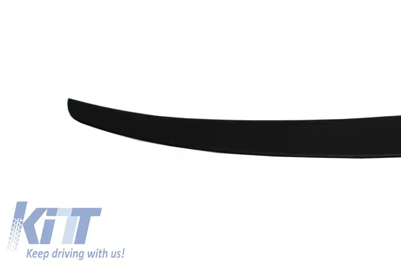 Spoiler potrivit pentru Audi A4 B8 / B8.5 2008-2015 Lac negru piano Stil subțire-image-6261033
